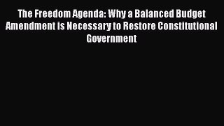 Enjoyed read The Freedom Agenda: Why a Balanced Budget Amendment is Necessary to Restore Constitutional