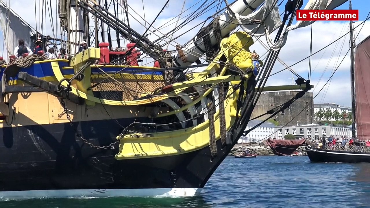 Brest 2016. Virée en rade pour l'Hermione