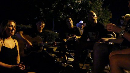 Dean Z, Todd Bodenheimer and Matt Cage sing 'Spanish Eyes' Elvis week 2015