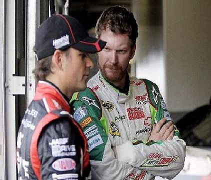 Jeff Gordon Dale Earnhardt Jr