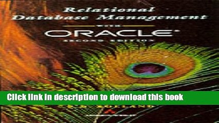 Read Relational Database Management With Oracle  Ebook Free