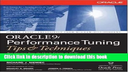 Download Oracle9i Performance Tuning Tips   Techniques (Osborne ORACLE Press Series)  PDF Online