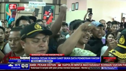 Warga Korban Vaksin Palsu Ricuh di RSIA Bekasi
