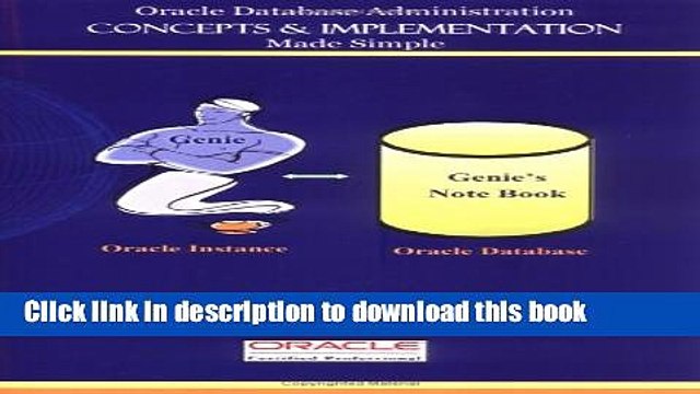Read Oracle Database Administration Concepts Implementation Made Simple PDF Free