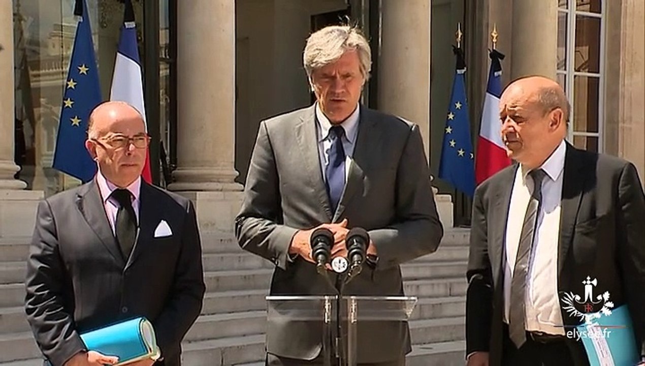 Déclaration à l'issue de la réunion des membres du Gouvernement suite à l'attentat de Nice