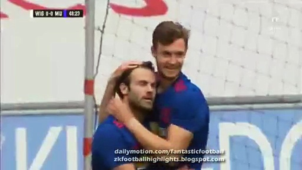 Will Keane Funny Goal HD - Wigan 0-1 Manchester United | Friendly 16.07.2016 HD