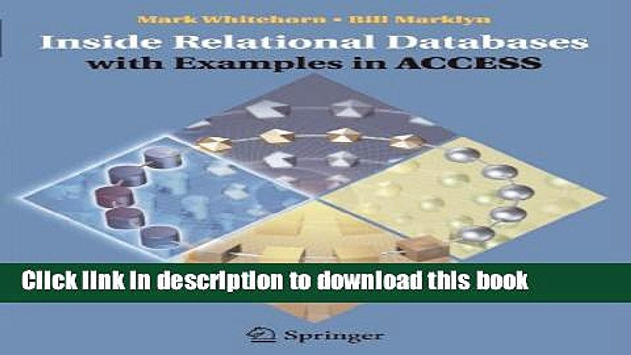 Read Inside Relational Databases with Examples in Access  Ebook Free