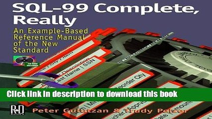 Read SQL-99 Complete, Really  PDF Free