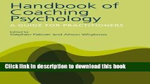 Download Handbook of Coaching Psychology: A Guide for Practitioners  Ebook Free