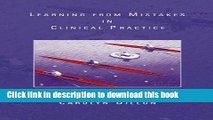 Read Learning from Mistakes in Clinical Practice (Methods / Practice of Social Work: Direct