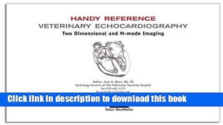 Read Book Two Dimensional   M-mode Echocardiography for the Small Animal Practitioner (Made Easy