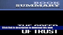 Download Summary: The Speed of Trust - Stephen M. Covey: The One Thing That Changes Everything PDF