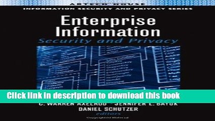 Download Enterprise Information Security and Privacy Ebook Online