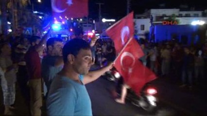 Bodrum Polisten Destek Gösterisine Anonslu Karşılık