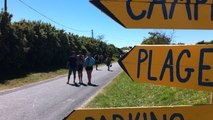 Les festivaliers de Chauffer sur la plage