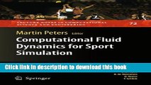 Download Computational Fluid Dynamics for Sport Simulation (Lecture Notes in Computational Science