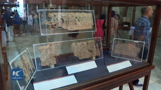 Oldest ever written Egyptian papyri adorn Cairo's Museum