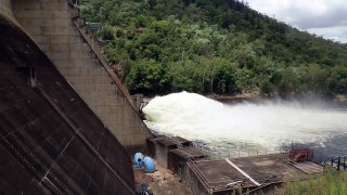 Cone valve release from Somerset Dam - 27 January 2016