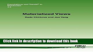 Read Materialized Views (Foundations and Trends(r) in Databases)  Ebook Free