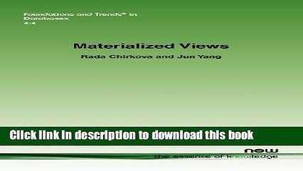 Read Materialized Views (Foundations and Trends(r) in Databases)  Ebook Free