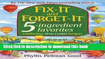 Read Fix-it and Forget-it 5-Ingredient Favorites: Comforting Slow Cooker Recipes  Ebook Free