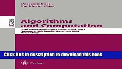 Free Ebook: Master Algorithms and Computation Today 📘