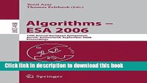 Read Algorithms - ESA 2006: 14th Annual European Symposium, Zurich, Switzerland, September 11-13,