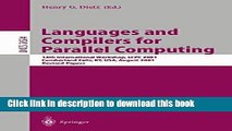 Read Languages and Compilers for Parallel Computing: 14th International Workshop, LCPC 2001,