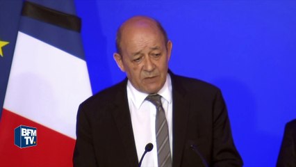 Jean-Yves Le Drian: "Notre but est d'arriver à l'éradication complète de cet Etat terroriste"