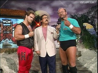4 Horsemen interview, WCW Bash at the Beach 1996