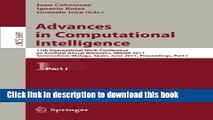 Read Advances in Computational Intelligence: 11th International Work-Conference on Artificial