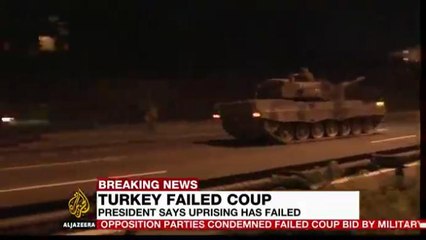 Turkey's government vows to 'cleanse' military after failed coup