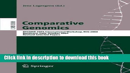 Read Comparative Genomics: RECOMB 2004 International Workshop, RCG 2004, Bertinoro, Italy, October