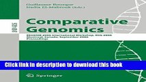 Read Comparative Genomics: RECOMB 2006 International Workshop  Ebook Free