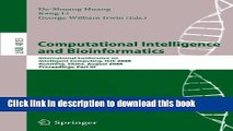 Read Computational Intelligence and Bioinformatics: International Conference on Intelligent