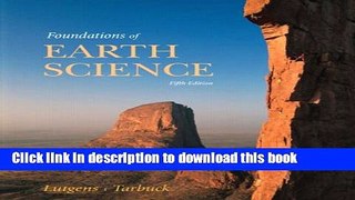 Read Book Foundations of Earth Science (5th Edition) E-Book Free