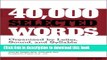 Read Book 40,000 Selected Words ebook textbooks