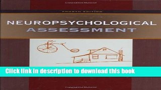 Read Book Neuropsychological Assessment E-Book Free