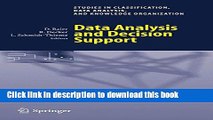 Read Data Analysis and Decision Support (Studies in Classification, Data Analysis, and Knowledge