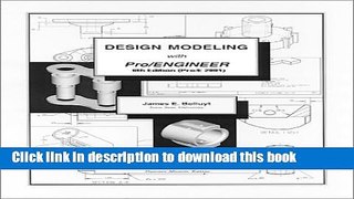 Read Design Modeling with Pro/ENGINEER (Release 2001)  Ebook Free
