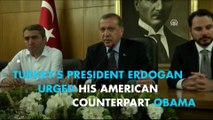 Erdogan urges Obama to extradite cleric blamed for coup attempt, Fethullah Gulen