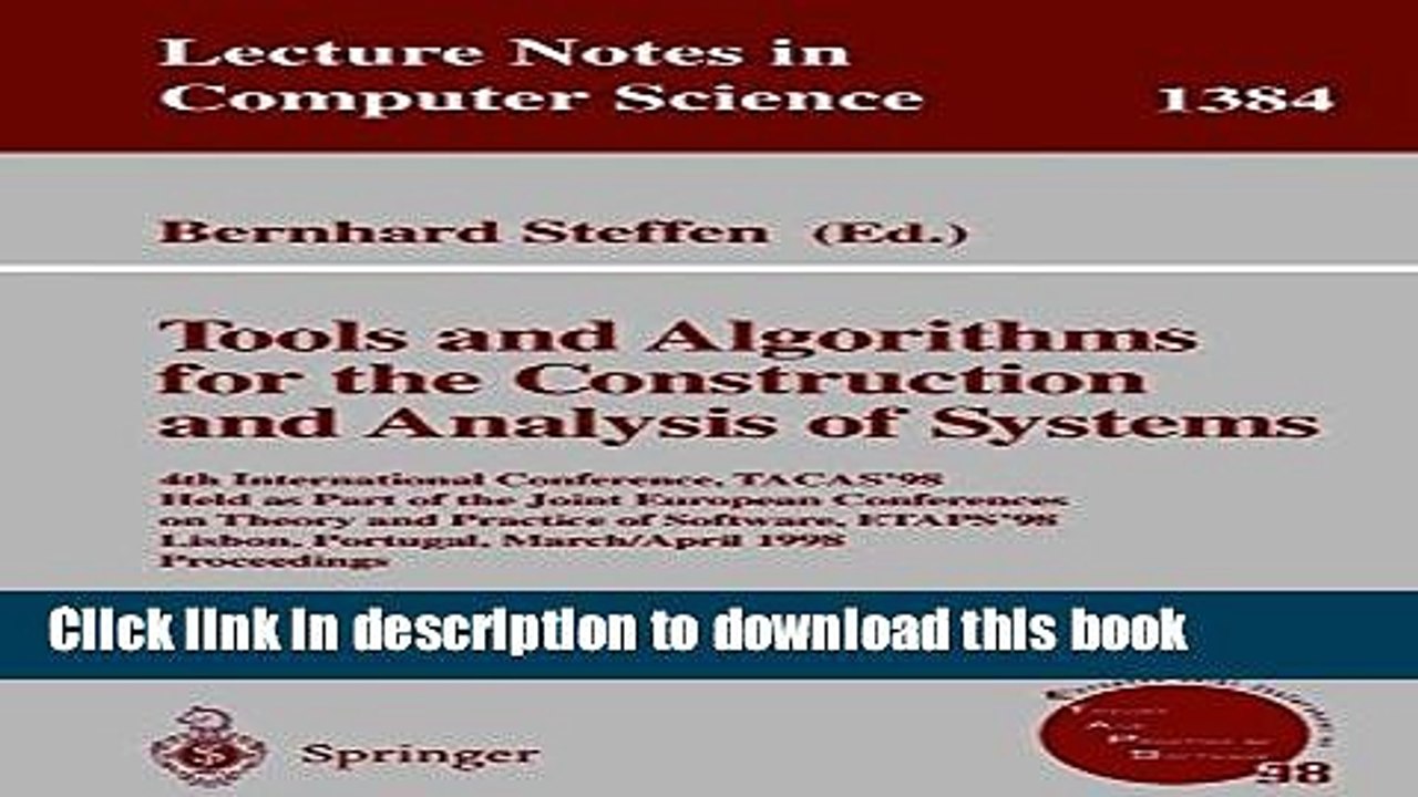 Read Tools and Algorithms for the Construction and Analysis of Systems: 4th International