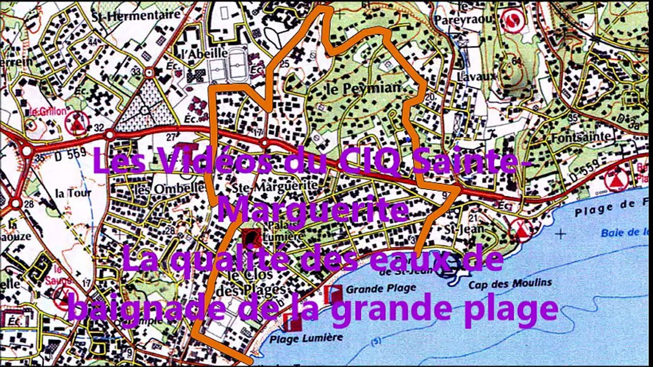 Qualité eaux de baignade la Ciotat Grande Plage - rejets en mer 2016 07 15