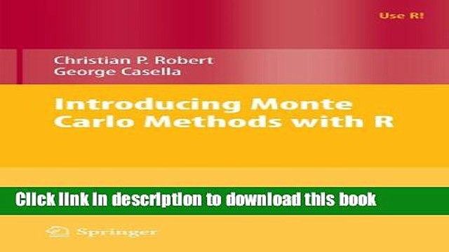 Download Introducing Monte Carlo Methods with R (Use R!) PDF Free
