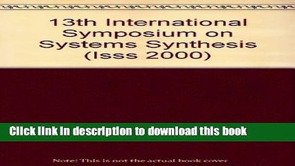 Read The 13th International Symposium on System Synthesis: Proceedings, Madrid, Spain, September
