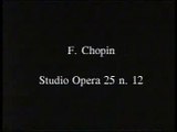 Chopin : Etude op.25 n.12 Piano: Fabrizio Datteri
