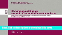 Read Computing and Combinatorics: 8th Annual International Conference, COCOON 2002, Singapore,