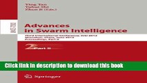 Read Advances in Swarm Intelligence: Third International Conference, ICSI 2012, Shenzhen, China,