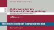 Read Advances in Visual Computing: 4th International Symposium, ISVC 2008, Las Vegas, NV, USA,