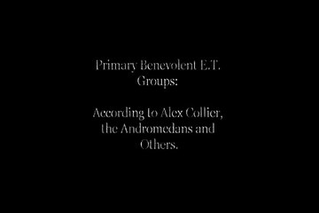 Alex Collier - Primary Benevolent E.T. Groups (2/2)